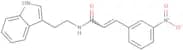 N-(2-indol-3-ylethyl)-3-(3-nitrophenyl)prop-2-enamide