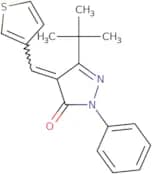 3-(tert-butyl)-1-phenyl-4-(3-thienylmethylene)-2-pyrazolin-5-one