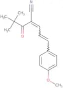 2-(2,2-dimethylpropanoyl)-5-(4-methoxyphenyl)penta-2,4-dienenitrile