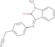 2-(4-(aza(1-methyl-2-oxoindolin-3-ylidene)methyl)phenyl)ethanenitrile