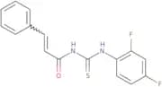 N-(((2,4-difluorophenyl)amino)thioxomethyl)-3-phenylprop-2-enamide