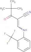 2-(2,2-dimethylpropanoyl)-3-((2-(trifluoromethyl)phenyl)amino)prop-2-enenitrile