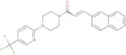 3-(2-naphthyl)-1-(4-(5-(trifluoromethyl)(2-pyridyl))piperazinyl)prop-2-en-1-one