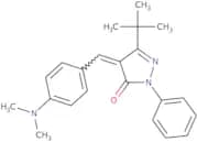 4-((4-(dimethylamino)phenyl)methylene)-3-(tert-butyl)-1-phenyl-2-pyrazolin-5-one