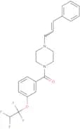 4-(3-phenylprop-2-enyl)piperazinyl 3-(1,1,2,2-tetrafluoroethoxy)phenyl ketone