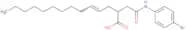 2-((N-(4-bromophenyl)carbamoyl)methyl)tetradec-4-enoic acid