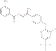 2-amino-1-aza-2-(4-(3-chloro-5-(trifluoromethyl)(2-pyridyloxy))phenyl)vinyl 3-methylbenzoate