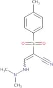 3-((dimethylamino)amino)-2-((4-methylphenyl)sulfonyl)prop-2-enenitrile