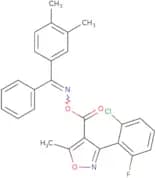 1-aza-2-(3,4-dimethylphenyl)-2-phenylvinyl 3-(6-chloro-2-fluorophenyl)-5-methylisoxazole-4-carboxy…