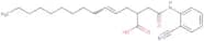 2-((N-(2-nitrilophenyl)carbamoyl)methyl)tetradec-4-enoic acid
