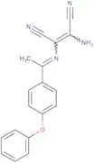 2-amino-1-(1-aza-2-(4-phenoxyphenyl)prop-1-enyl)ethene-1,2-dicarbonitrile