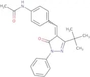 N-(4-((3-(tert-butyl)-5-oxo-1-phenyl-2-pyrazolin-4-ylidene)methyl)phenyl)ethanamide