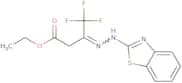 ethyl 4-aza-4-(benzothiazol-2-ylamino)-3-(trifluoromethyl)but-3-enoate