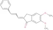 5,6-dimethoxy-2-(3-phenylprop-2-enylidene)indan-1-one
