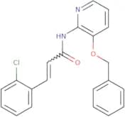 3-(2-chlorophenyl)-N-(3-(phenylmethoxy)(2-pyridyl))prop-2-enamide