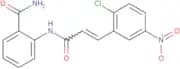 2-(3-(2-chloro-5-nitrophenyl)prop-2-enoylamino)benzamide