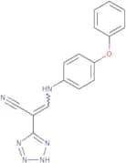 2-(2H-2,3,4,5-tetraazolyl)-3-((4-phenoxyphenyl)amino)prop-2-enenitrile