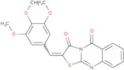 3,8-diaza-6-thia-5-((3,4,5-trimethoxyphenyl)methylene)tricyclo[7.4.0.0<3,7>]trideca-1(9),7(8),10,1…