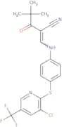 2-(2,2-dimethylpropanoyl)-3-((4-(3-chloro-5-(trifluoromethyl)(2-pyridylthio))phenyl)amino)prop-2-e…