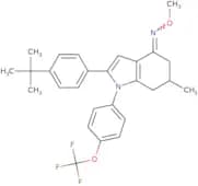 (2-(4-(tert-butyl)phenyl)-6-methyl-1-(4-(trifluoromethoxy)phenyl)(5,6,7-trihydroindol-4-ylidene))m…