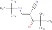 3-((tert-butyl)amino)-2-(2,2-dimethylpropanoyl)prop-2-enenitrile