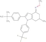 (2-(4-(tert-butyl)phenyl)-6-methyl-1-(4-(trifluoromethyl)phenyl)(5,6,7-trihydroindol-4-ylidene))me…