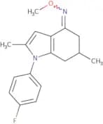 (1-(4-fluorophenyl)-2,6-dimethyl(5,6,7-trihydroindol-4-ylidene))methyloxime