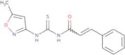 N-(((5-methylisoxazol-3-yl)amino)thioxomethyl)-3-phenylprop-2-enamide