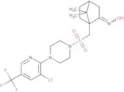 4-(3-chloro-5-(trifluoromethyl)(2-pyridyl))-1-(((2-(hydroxyimino)-7,7-dimethylbicyclo[2.2.1]heptyl…