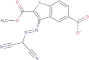 methyl 3-((dinitrilomethyl)diazenyl)-5-nitrobenzo[b]thiophene-2-carboxylate