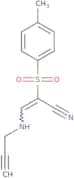2-((4-methylphenyl)sulfonyl)-3-(prop-2-ynylamino)prop-2-enenitrile