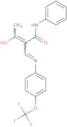 2-acetyl-N-phenyl-3-((4-(trifluoromethoxy)phenyl)amino)prop-2-enamide
