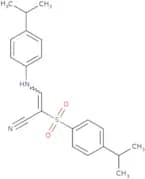 3-((4-(isopropyl)phenyl)amino)-2-((4-(isopropyl)phenyl)sulfonyl)prop-2-enenitrile