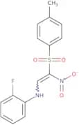 1-nitro-2-((2-fluorophenyl)amino)-1-((4-methylphenyl)sulfonyl)ethene