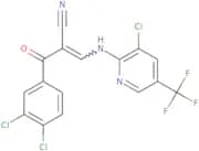 2-((3,4-dichlorophenyl)carbonyl)-3-((3-chloro-5-(trifluoromethyl)(2-pyridyl))amino)prop-2-enenitri…