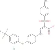 2-((4-(3-chloro-5-(trifluoromethyl)(2-pyridylthio))phenyl)amino)-1-((4-methylphenyl)sulfonyl)-1-ni…