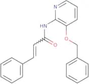 3-phenyl-N-(3-(phenylmethoxy)(2-pyridyl))prop-2-enamide
