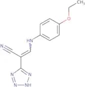2-(2H-2,3,4,5-tetraazolyl)-3-((4-ethoxyphenyl)amino)prop-2-enenitrile