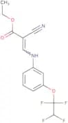 ethyl 2-nitrilo-3-((3-(1,1,2,2-tetrafluoroethoxy)phenyl)amino)prop-2-enoate