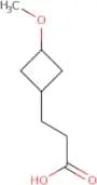 3-(3-Methoxycyclobutyl)propanoic acids