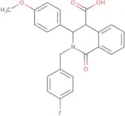 rac-(3R,4R)-2-[(4-Fluorophenyl)methyl]-3-(4-methoxyphenyl)-1-oxo-1,2,3,4-tetrahydroisoquinoline-4-…
