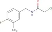 2-Chloro-N-[(4-fluoro-3-methylphenyl)methyl]acetamide