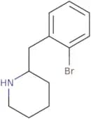 2-[(2-Bromophenyl)methyl]piperidine