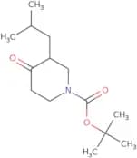 tert-Butyl 3-(2-methylpropyl)-4-oxopiperidine-1-carboxylate