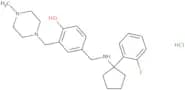 4-({[1-(2-Fluorophenyl)cyclopentyl]amino}methyl)-2-[(4-methylpiperazin-1-yl)methyl]phenol trihydro…