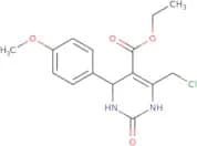 Ethyl 6-(chloromethyl)-4-(4-methoxyphenyl)-2-oxo-1,2,3,4-tetrahydropyrimidine-5-carboxylate