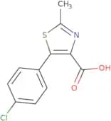 5-(4-Chlorophenyl)-2-methyl-1,3-thiazole-4-carboxylic acid