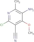 5-Amino-2-chloro-4-methoxy-6-methyl-nicotinonitrile