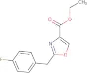 Ethyl 2-(4-fluorobenzyl)oxazole-4-carboxylate