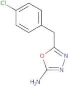 5-[(4-Chlorophenyl)methyl]-1,3,4-oxadiazol-2-amine